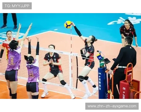 天津女排王倩连续扣杀，助队锁定胜利
